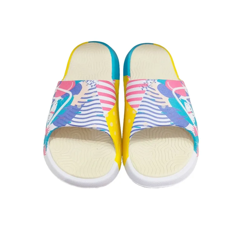 PEAK State Pole Guochuang Slippers Slide Slippers Unisex Ecru-5