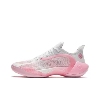 Anta Three Points Of Rain 2 Generations Cushioned Slip Resistant Low Top Basketball Shoes Men's Pink Lake