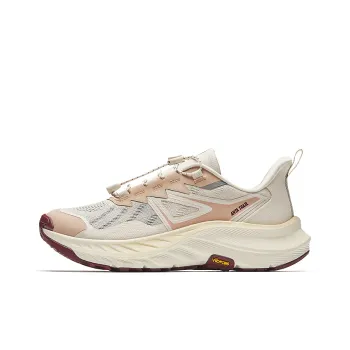 Anta Explore The Wilderness Cushioned Slip-Resistant Low-Top Running Shoes Women's Rose Madder Red