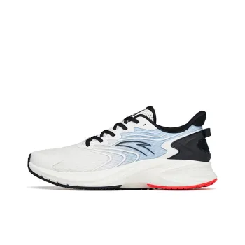 Anta Gazelle 1.0 Cushioning Anti Slip Wear Resistant Breathability Low Top Running Shoes Men's White Black Blue