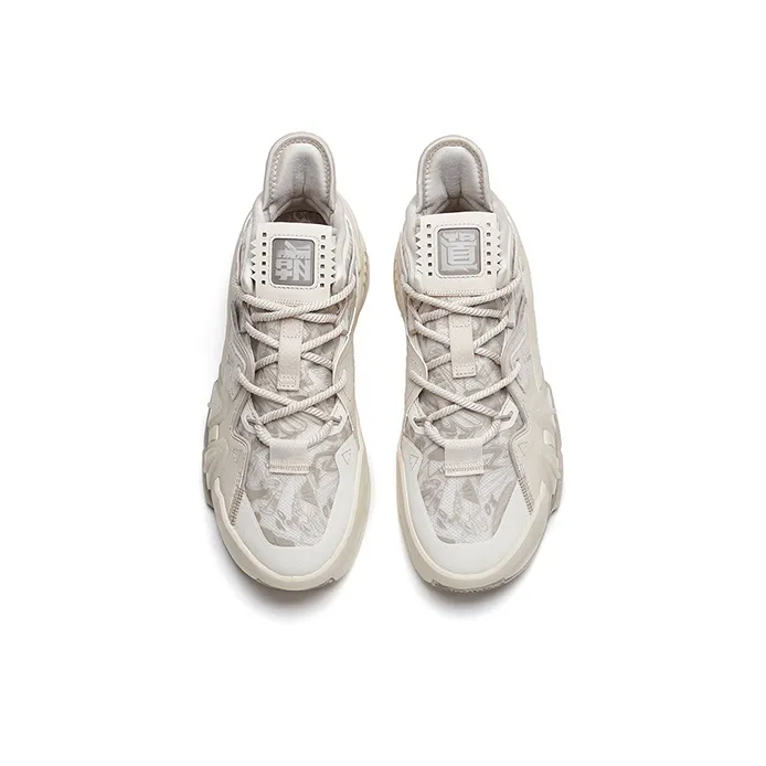 Anta Bastard 4 Mid-Top Skateboard Shoes Men's Gray-2