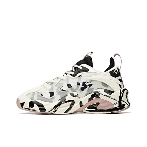 Anta Bastard Grandeur Life Collection Low Top Chunky Sneakers Women's Black White