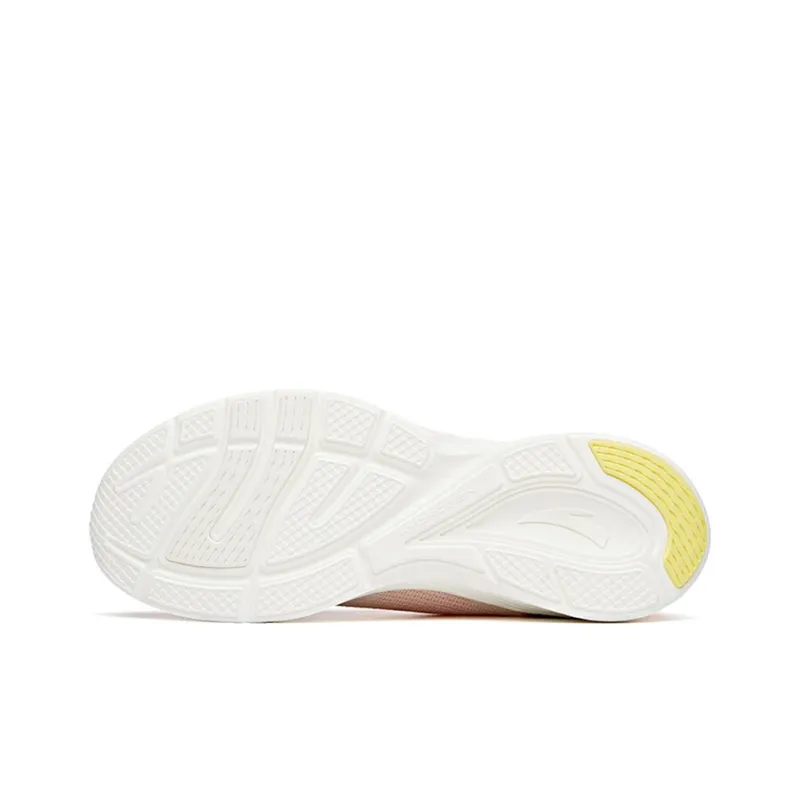 Anta Hydrogen Run III Breathable Low Top Running Shoes Women's Fair Skin With Pink Undertone-4