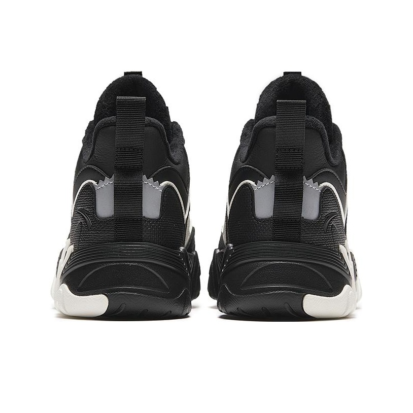 ANTA Back Wave 1.0 Skateboard Shoes Women's High-Top Black