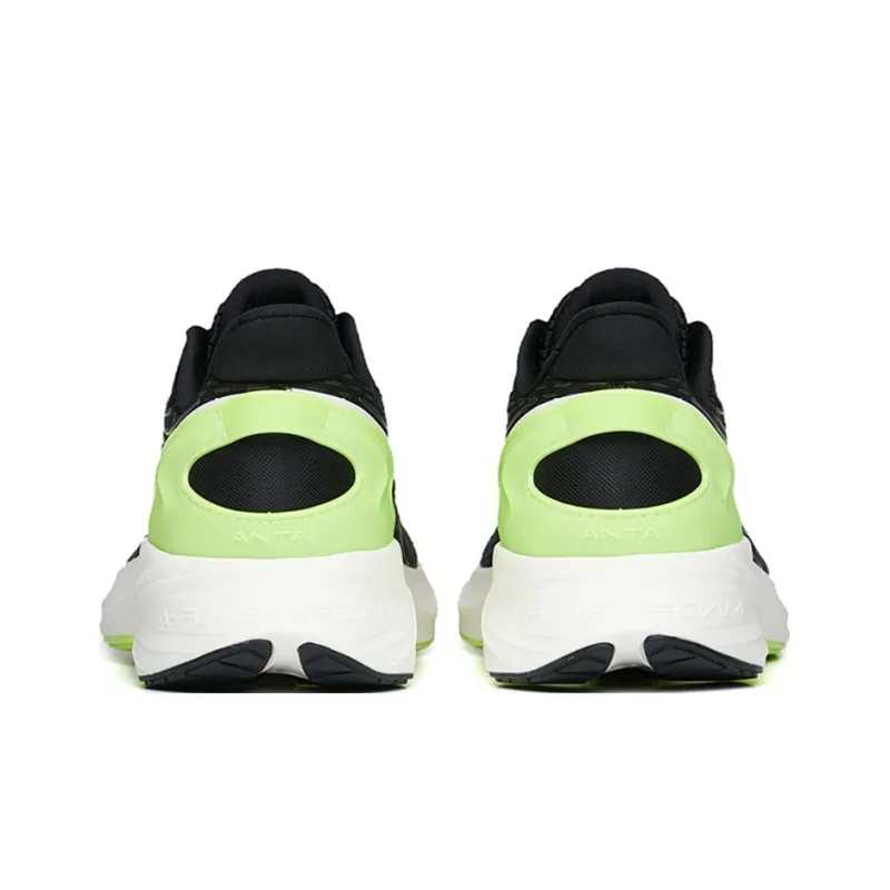 Anta Wear-resistant And Lightweight Low-Top Running Shoes Men's Black Gray Green-3
