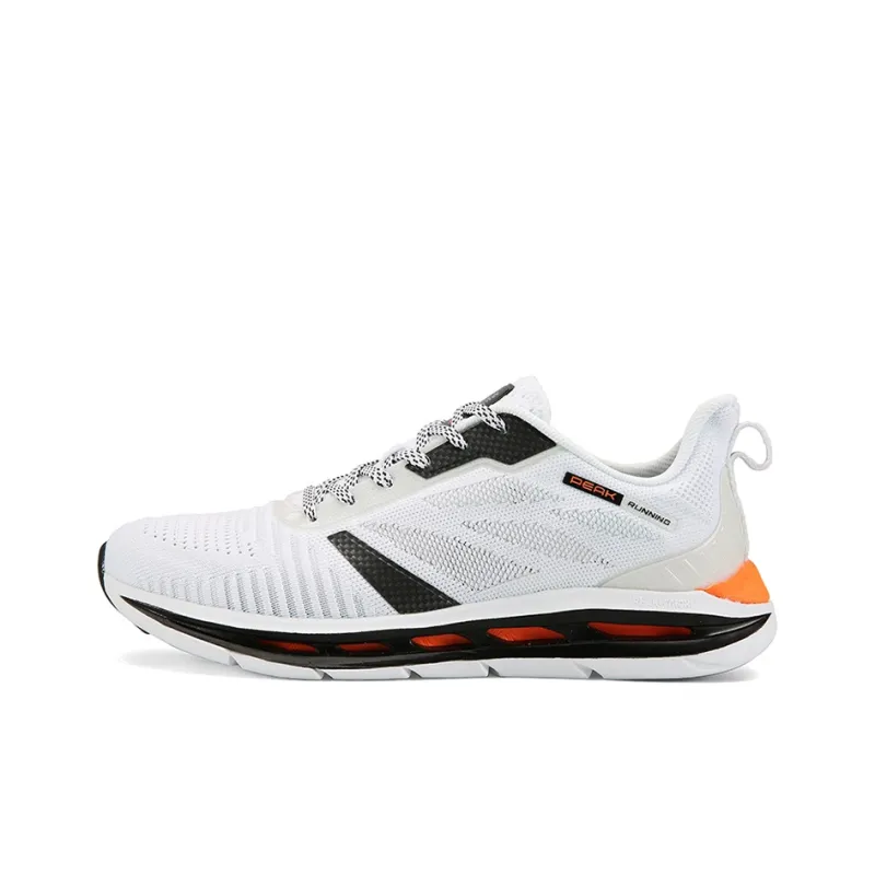 PEAK Elegator 7 Low-Top Running Shoes Women's White Orange-0