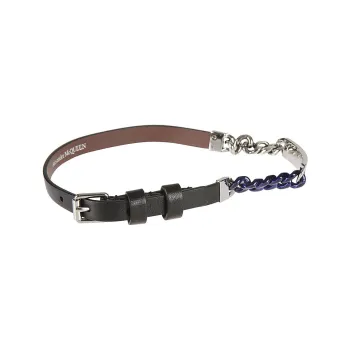 Alexander McQueen Bangles Men Black