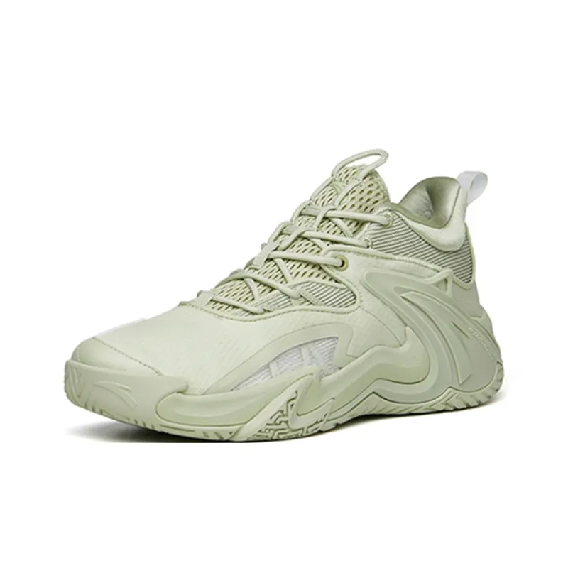Anta Airspace 3 Cushioning Anti-Slip And Wear-Resistant Low-Top Performance Basketball Shoes Green-2