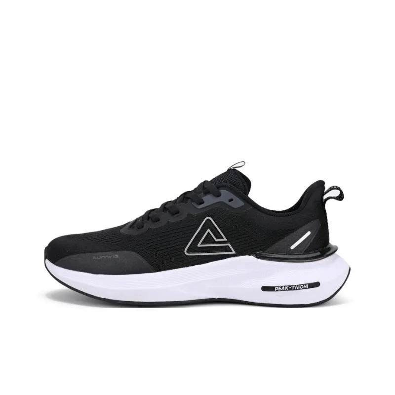 PEAK Tai Ji3.0 Low Top Running Shoes Men's Black White-0