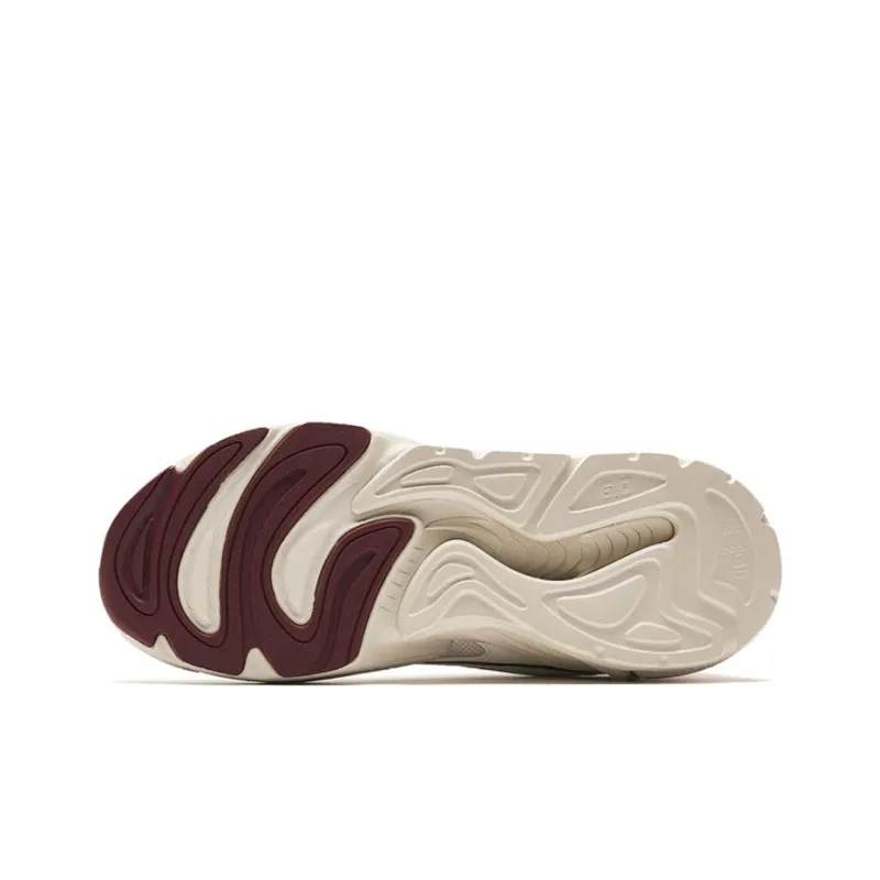 Anta Millennium 6 Anti Slip Wear Resistant Low Top Casual Shoes Women's Beige Red-4