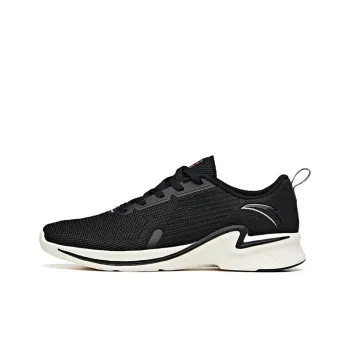 Anta Hydrogen Run II Breathable Lightweight Cushioning Low Top Running Shoes Women's Black