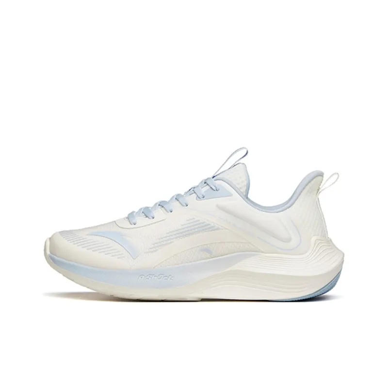 Anta DuCi1 Cushioning Anti-Slip And Wear-Resistant Low-Top Running Shoes Women's White Blue-0