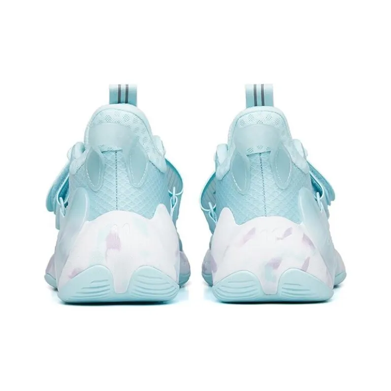 ANTA Water Flower 3 Basketball Shoes Men High Top Glacier Blue/White/Purple-4