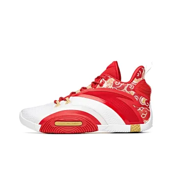 Anta UFO3.0 Low Top Performance Basketball Shoes Men's White Gold