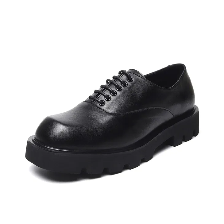 Beidouniao Men's Casual Shoes Men Low Top Black-2