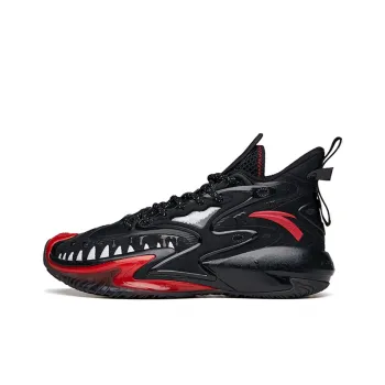 MARVEL x Anta Berserk 3 Venom Wear Resistant Slip Resistant High Top Basketball Shoes Men's Black Red