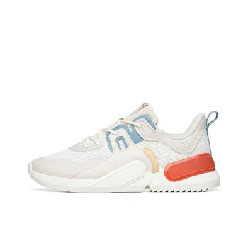 Anta Rubik's Cube Cushioning Anti Slip And Wear Resistant Low Top Casual Shoes Men's Gray White