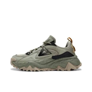 PEAK State Pole Journey 3.0 Durable Cushioning Low Top Casual Shoes Unisex Gray Cyan