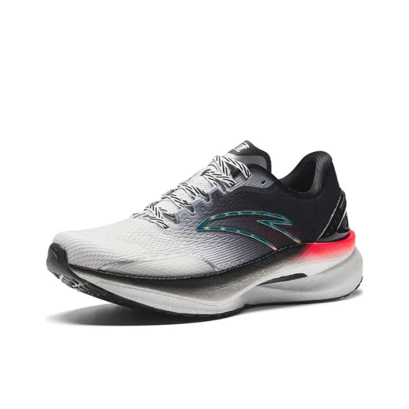 Anta Champion 2nd Gen Pro Cushioning Anti Slip And Wear Resistant Low Top Running Shoes Men's Black White Gray-1