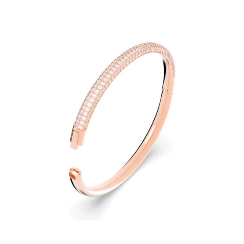 Swarovski Stone Bangles Women's Rose Gold-2