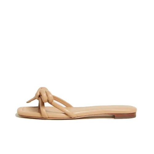 Loeffler Randall Flip Flops Women's Beige