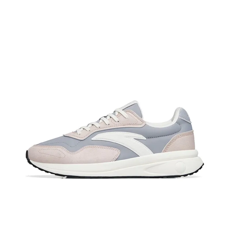 Anta HERITAGE Wear Resistant Low Top Sports Casual Shoes Women's Gray-0