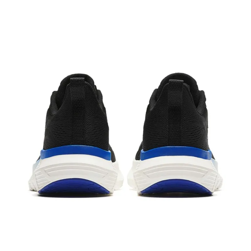 Anta Light Cloud Anti-Slip Wear-Resistant Low-Top Running Shoes Men's Black White-3
