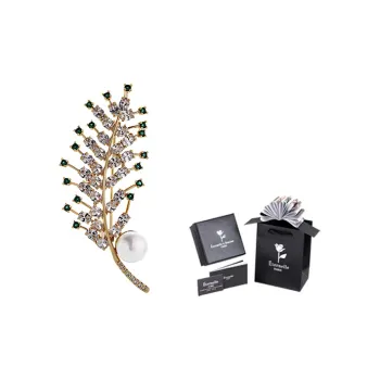 Eternelle Brooches Women's Brilliant Gold