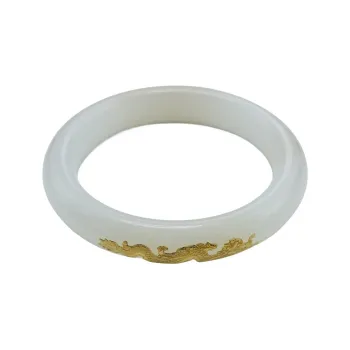 Happy Tide Chalcedony Jade Bangles Women's