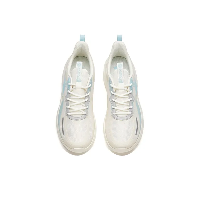 Anta Lingyun Cushioning, Slip Resistant, And Abrasion Resistant Low Top Running Shoes Men's White Blue-3