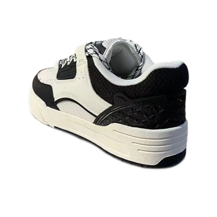 Anta AOJIE Slip Resistant Cushioning Low Top Skateboard Shoes Men's Black-2
