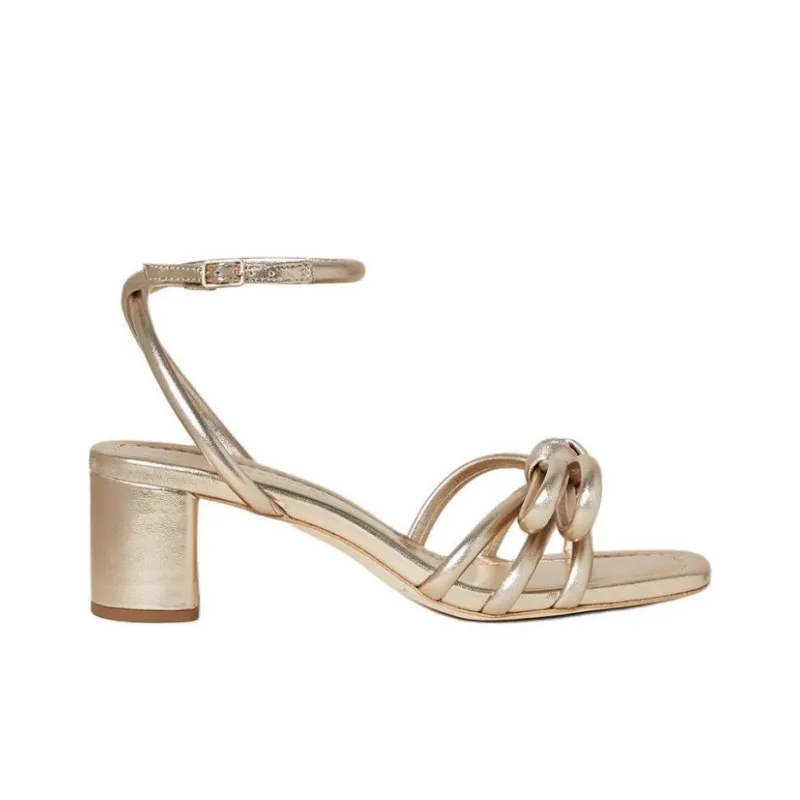 Loeffler Randall Mikel Strap Sandals 5cm Women's Gold-1