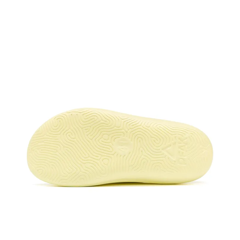 PEAK Tai Ji1.0 Slide Slippers Unisex Yellow Cream-5