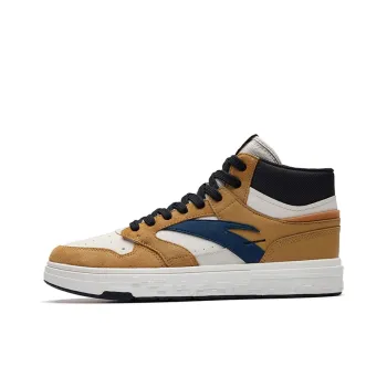 Anta Street Naughty High Top Skateboard Shoes Men's Black Brown