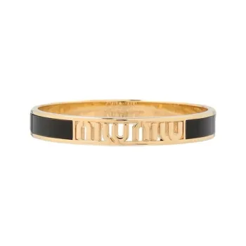 MIU MIU Logo plaque Enamel Bracelet