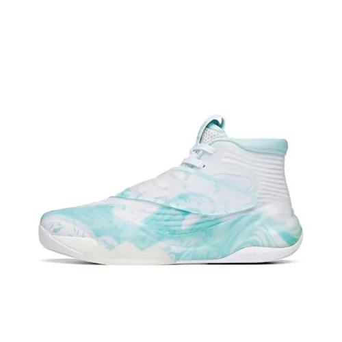 ANTA KT6 Basketball Shoes Men High Top White/Blue