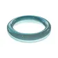 Icy Clear Blue Agate Bangle