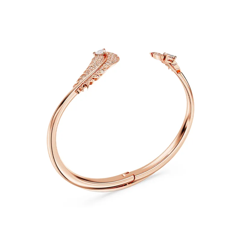 Swarovski Rose Gold-Plated Bangles Women's Rose Gold-2
