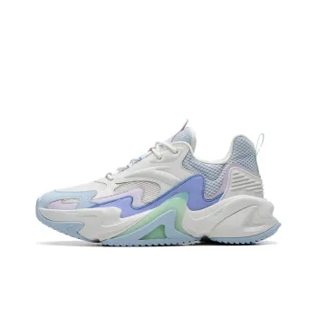 Anta Walker 3.0 Cushioning Anti Slip And Wear Resistant Low Top Casual Shoes Women's White Blue Gray