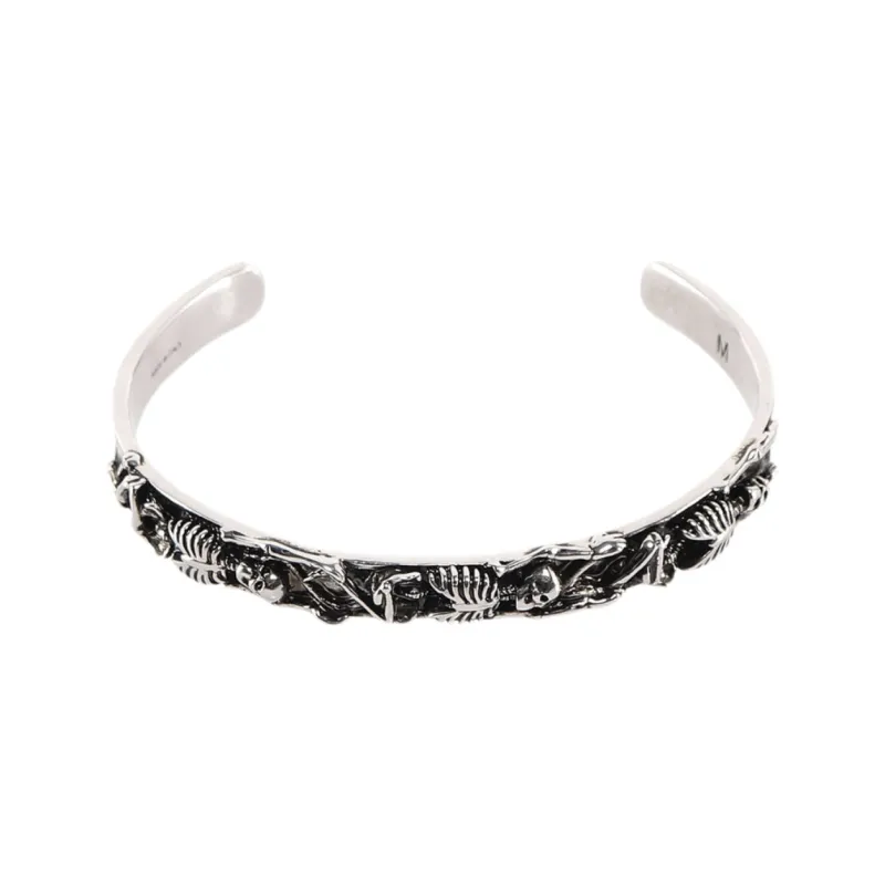 Alexander McQueen Dancing Skeleton Cuff Bracelet-0