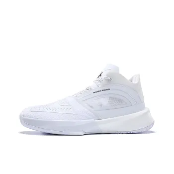 PEAK Surfing The Big Triangle 1.0 Basketball Shoes Men Mid Top White