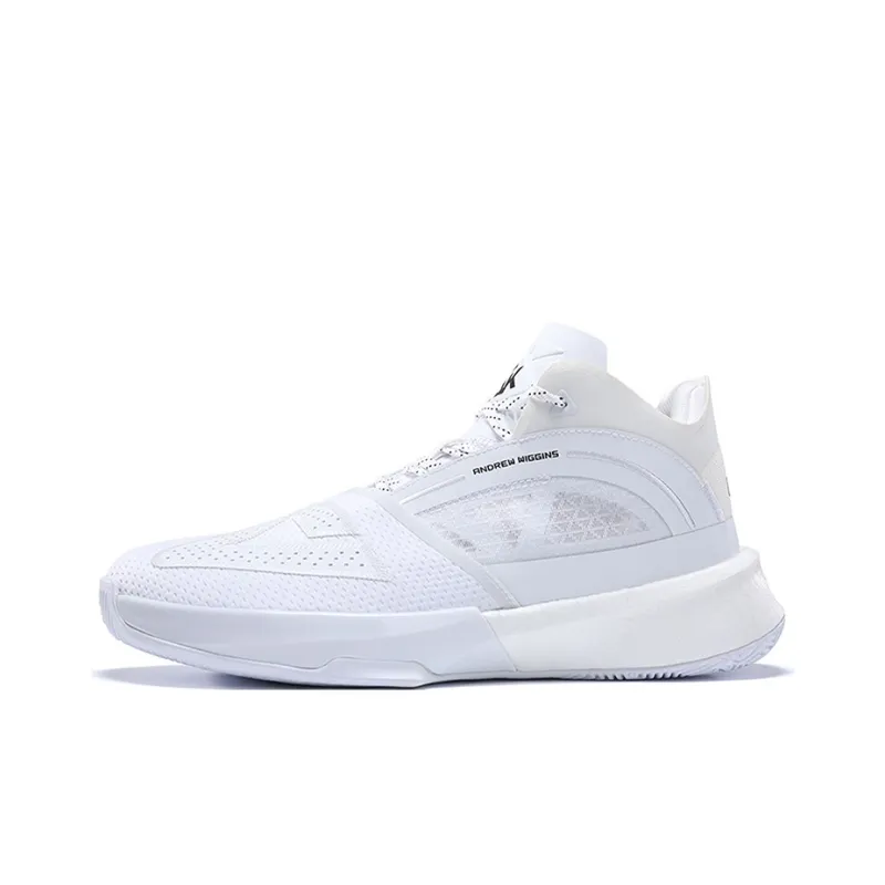 PEAK Surfing The Big Triangle 1.0 Basketball Shoes Men Mid Top White-0