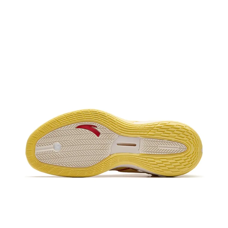 Anta GH3 Gordon Hayward Cushioning Support Low-Top Performance Basketball Shoes Men's White Yellow Red-4