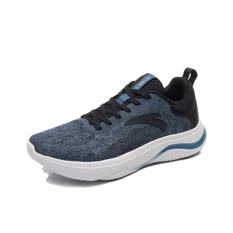 Anta God Walk 4 Cushioning Anti Slip And Wear Resistant Low Top Training Shoes Men's Black Blue-2