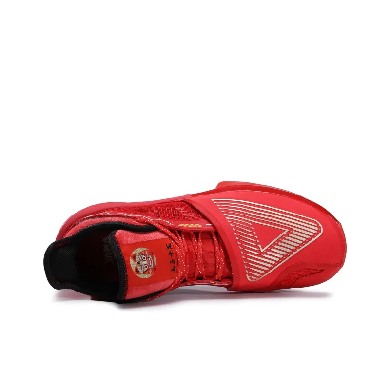 PEAK State Extremely Large Triangle 1.0 Basketball Shoes Men Mid Top Red-3