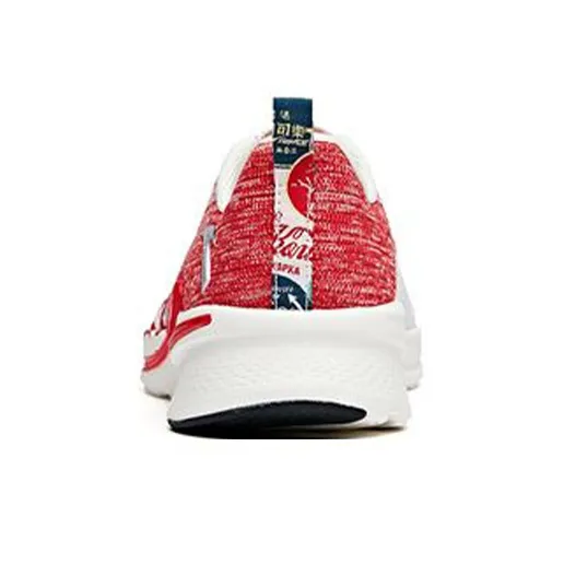 Coca Cola Anta Hydrogen Run II Durable Breathable Low Top Running Shoes Women's Red White-4