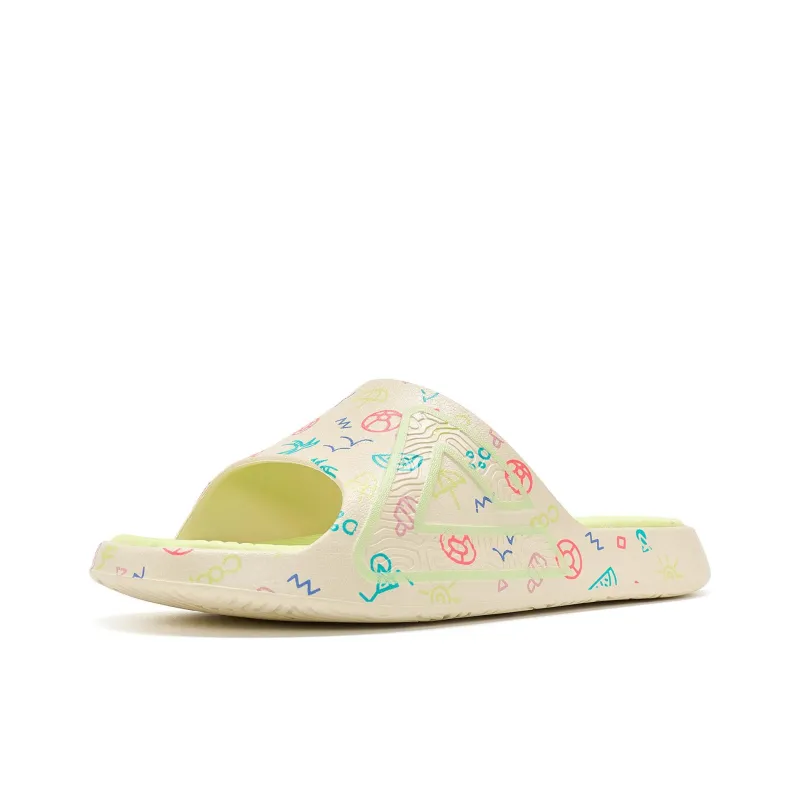 PEAK Statistic Sandals Slide Slippers Women's Bean Khaki-2