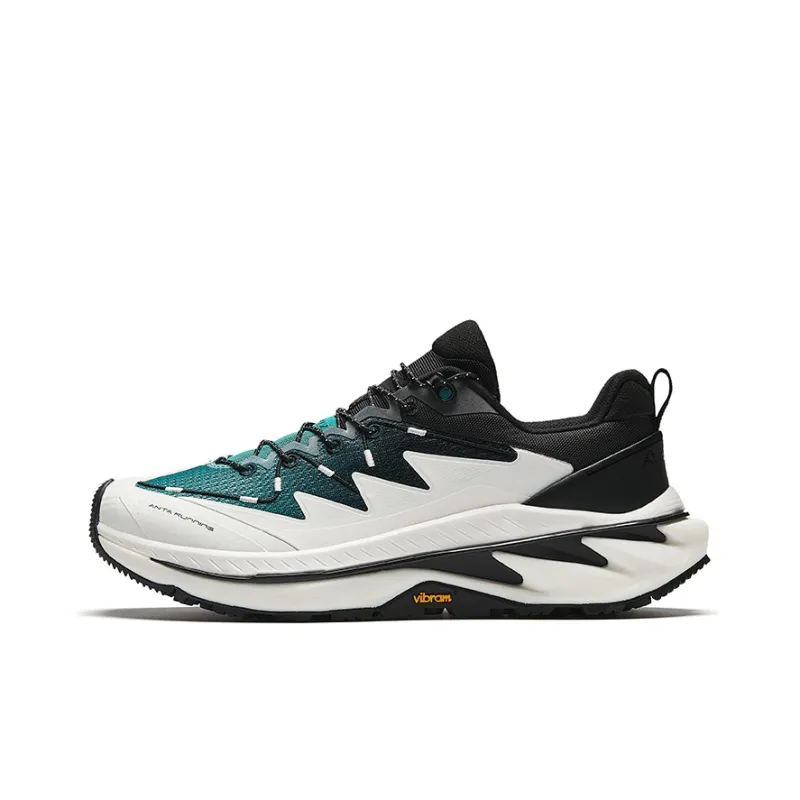 Anta Wild PRO Cushioning, Slip Resistant, Abrasion Resistant, Breathable Low Top Running Shoes Men's White Green Black-0