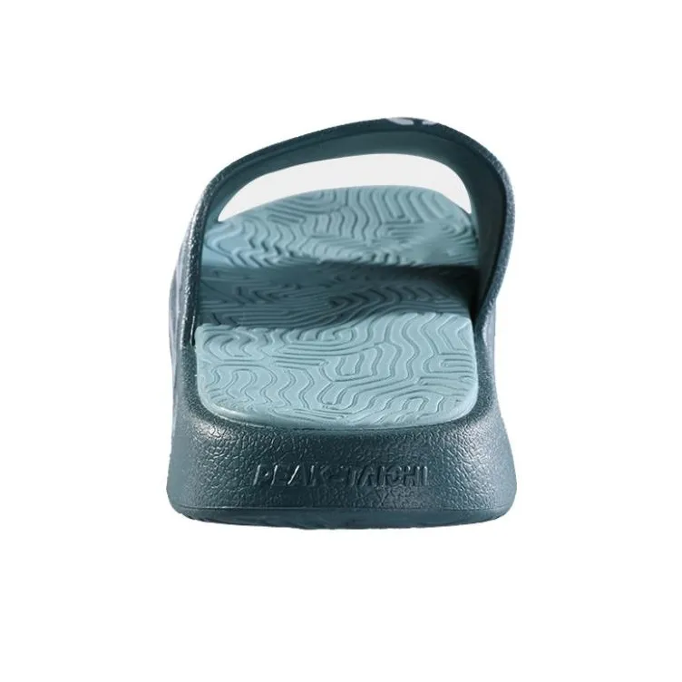IDX x PEAK Tai Ji1.0 Rubber Sole Quiet Slide Slippers Men's Green-3