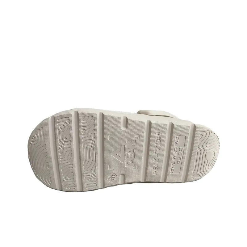 PEAK Statistic Sandals EVA Slide Slippers Women's Ivory Yellow-4